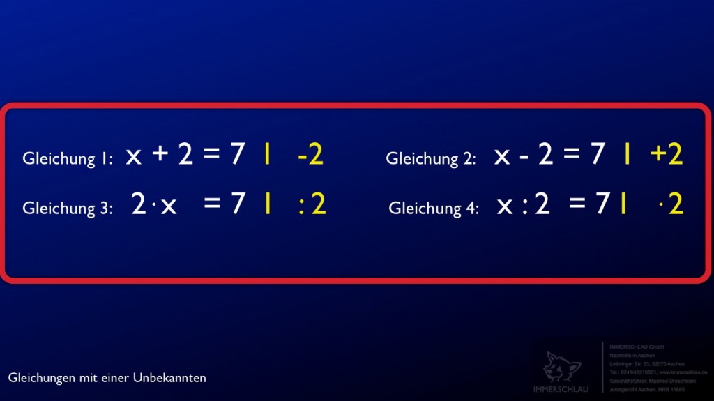 2 Gleichungen Mit 2 Unbekannten Online Lösen Matheaufgaben – IMMERSCHLAU